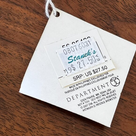 Department 56 Patience Brewster Krinkles Christmas Ornament "Fa La La Lady" READ - Picture 9 of 12